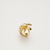 Handmade Flower Design Brass Ring