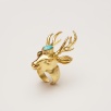 Handmade Design Brass Ring With Turquoise Stone