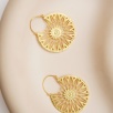 Handmade Traditional Design Brass Earrings