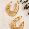 Handmade Design Brass Earrings