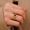 Handmade Design Silver Ring With Lapis Lazuli Stone