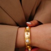 Handmade Design Brass Pearl Bracelet