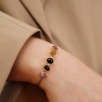 Tourmaline Stone Handmade Silver Bracelet