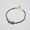 Handmade Fish Design Gold Plated Silver Bracelet