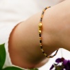 Handmade Design Silver Bracelet With Lapis Lazuli Stone