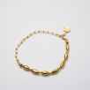 Handmade Design Gold Plated Silver Bracelet