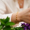 Handmade Design Gold Plated Silver Bracelet