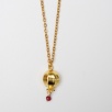 Handmade Gold-Plated Brass Pomegranate Design Necklace