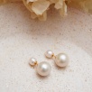 Handmade Design Pearl Silver Earrings