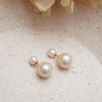 Handmade Design Pearl Silver Earrings