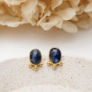 Handmade Design Kyanite Stone Silver Earrings