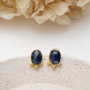 Handmade Design Kyanite Stone Silver Earrings