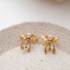 Handmade Design Pearl Silver Earcuff