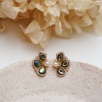 Silver Earrings with Mother of Pearl and Pearl Stones