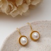 Baroque Pearl Silver Earrings