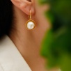 Baroque Pearl Silver Earrings