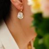 Baroque Pearl Silver Earrings