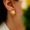 Silver Earrings with Pearl