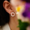Silver Earrings with Pearl