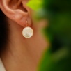 Silver Earrings with Mother of Pearl