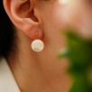 Silver Earrings with Mother of Pearl