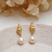 Silver Earrings with Pearls