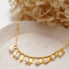 Silver Necklace with Pearls