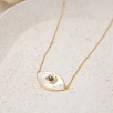 Pearl and Mother of Pearl Silver Necklace