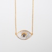 Pearl and Mother of Pearl Silver Necklace