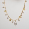 Silver Necklace with Pearls