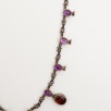 Silver Necklace with Natural Stones