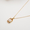 Silver Necklace with Pearl