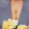 Silver Necklace with Pearl