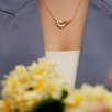 Moon & Star Design Silver Necklace with Pearl and Mother of Pearl