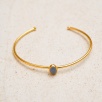 Silver Bracelet with Chalcedony Stone