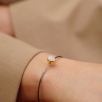 Silver Bracelet with Moon Stone