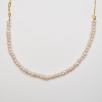 Silver Necklace with Pearls