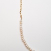 Silver Necklace with Pearls