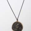 Silver Necklace with Historical Coin Design