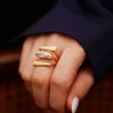 Baroque Pearl Silver Ring