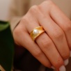 Silver Ring with Pearl