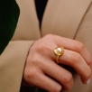 Silver Ring with Pearl