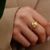 Silver Ring with Pearl