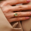 Handmade Design Silver Ring with Mother of Pearl