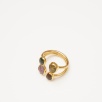 Handmade Design Silver Ring with Tourmaline Stone
