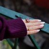 Handmade Silver Ring with Tourmaline Stone