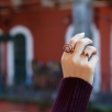 Handmade Silver Ring with Tourmaline Stone
