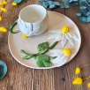 Büyük Papatya Kahve Mug Set