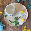 Büyük Papatya Kahve Mug Set