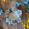 Small Bowl with Blue Flowers
